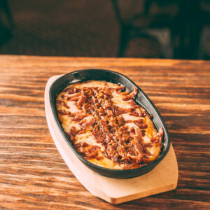 Provolone con pulled pork