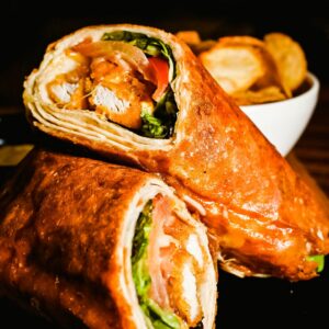 Cheese wrap pollo